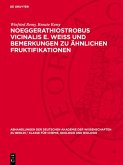 Noeggerathiostrobus Vicinalis E. Weiss und Bemerkungen zu ähnlichen Fruktifikationen (eBook, PDF)