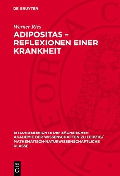 Adipositas - Reflexionen einer Krankheit (eBook, PDF) - Ries, Werner