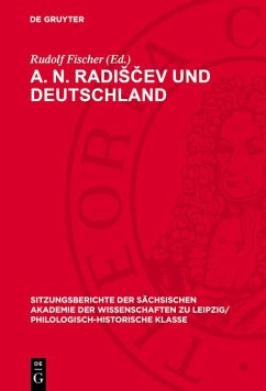 Cover A. N. RadiScev und Deutschland (eBook, PDF)