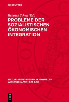 Cover Probleme der sozialistischen ökonomischen Integration (eBook, PDF)
