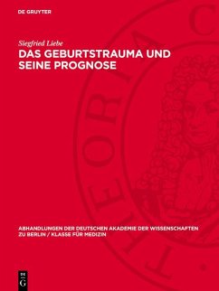 Cover Das Geburtstrauma und seine Prognose (eBook, PDF)