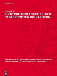 Cover Elektromagnetische Felder in gekrümmten Hohlleitern (eBook, PDF)