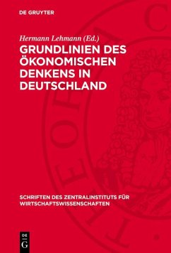 Grundlinien des ökonomischen Denkens in Deutschland (eBook, PDF)