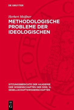 Cover Methodologische Probleme der ideologischen Auseinandersetzung unter dem Einfluß der friedlichen Koexistenz (eBook, PDF)