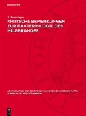 Kritische Bemerkungen zur Bakteriologie des Milzbrandes (eBook, PDF)