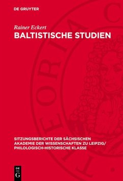 Cover Baltistische Studien (eBook, PDF)