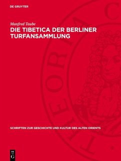 Cover Die Tibetica der Berliner Turfansammlung (eBook, PDF)