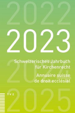 Cover Schweizerisches Jahrbuch für Kirchenrecht / Annuaire suisse de droit ecclésial 2023 (eBook, PDF)