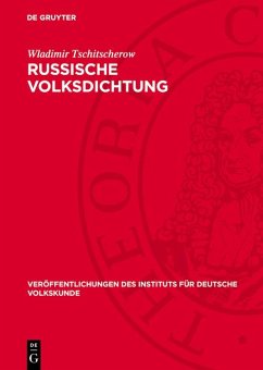 Cover Russische Volksdichtung (eBook, PDF)