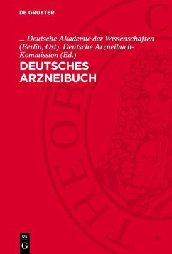 Cover Deutsches Arzneibuch (eBook, PDF)