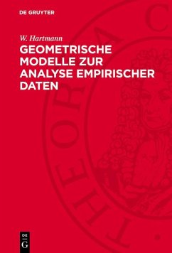 Geometrische Modelle zur Analyse empirischer Daten (eBook, PDF) - Hartmann, W.