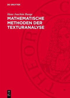 Cover Mathematische Methoden der Texturanalyse (eBook, PDF)