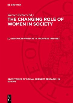 Research Projects in Progress 1981-1983 (eBook, PDF)