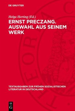 Ernst Preczang. Auswahl aus seinem Werk (eBook, PDF)