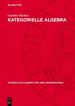 Kategorielle Algebra (eBook, PDF) - Richter, Günther