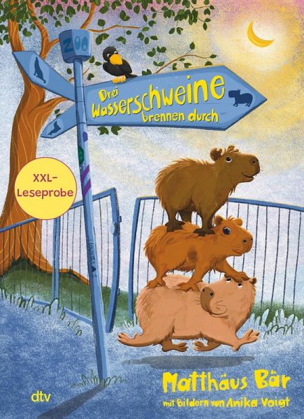 XXL-Leseprobe: Drei Wasserschweine brennen durch / Drei Wasserschweine wollen's wissen (eBook, ePUB)