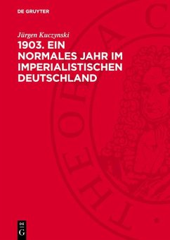 Cover 1903. Ein normales Jahr im imperialistischen Deutschland (eBook, PDF)