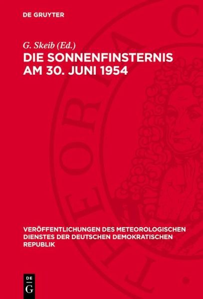 Die Sonnenfinsternis am 30. Juni 1954 (eBook, PDF)