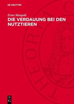 Cover Die Verdauung bei den Nutztieren (eBook, PDF)