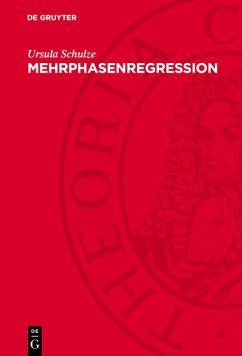 Mehrphasenregression (eBook, PDF) - Schulze, Ursula