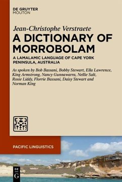 Cover A Dictionary of Morrobolam (eBook, PDF)