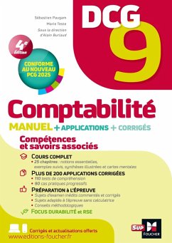 Cover DCG 9 - Comptabilité - Manuel et applications A jour PCG 2025 édition (eBook, ePUB)