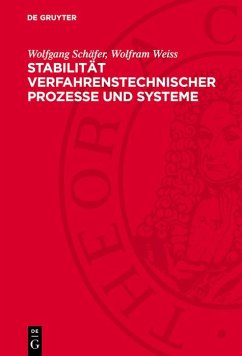 Cover Stabilität verfahrenstechnischer Prozesse und Systeme (eBook, PDF)