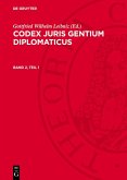 Codex juris gentium diplomaticus. Band 2, Teil 1 (eBook, PDF)
