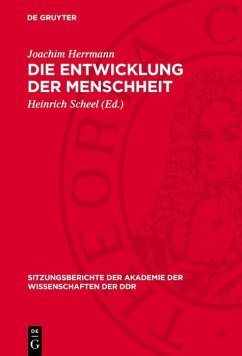 Cover Die Entwicklung der Menschheit (eBook, PDF)