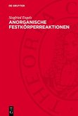 Anorganische Festkörperreaktionen (eBook, PDF)
