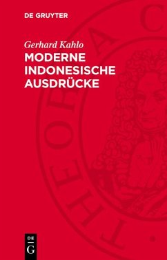 Cover Moderne indonesische Ausdrücke (eBook, PDF)