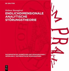 Cover Endlichdimensionale analytische Störungstheorie (eBook, PDF)