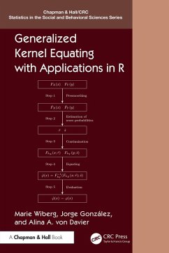 Generalized Kernel Equating with Applications in R (eBook, PDF) - Wiberg, Marie; Gonzalez, Jorge; Davier, Alina A. Von