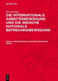 Cover Anfänge sozialistischen Denkens in Indien (eBook, PDF)