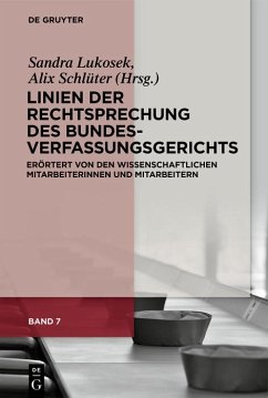 Cover Linien der Rechtsprechung des Bundesverfassungsgerichts (eBook, ePUB)