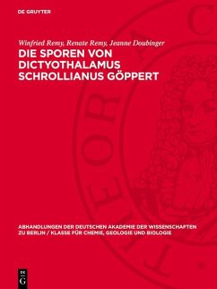 Cover Die Sporen von Dictyothalamus Schrollianus Göppert (eBook, PDF)