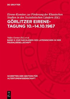 Cover Zum Nachleben des lateinischen in der Feudalgesellschaft (eBook, PDF)