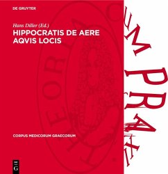 Cover Hippocratis de aere aqvis locis (eBook, PDF)