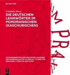 Cover Die deutschen Lehnwörter im Pomoranischen (Kaschubischen) (eBook, PDF)