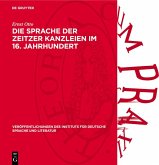 Die Sprache der Zeitzer Kanzleien im 16. Jahrhundert (eBook, PDF)