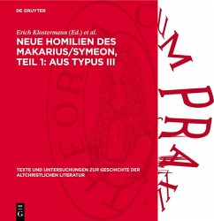 Cover Neue Homilien des Makarius/Symeon, Teil 1: Aus Typus III (eBook, PDF)