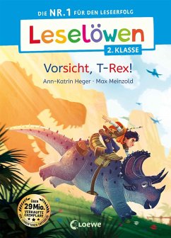 Leselöwen 2. Klasse - Vorsicht, T-Rex! (eBook, PDF) - Heger, Ann-Katrin