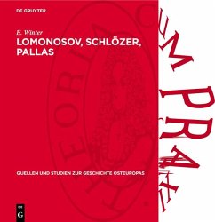 Cover Lomonosov, Schlözer, Pallas (eBook, PDF)