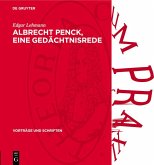 Albrecht Penck, eine Gedächtnisrede (eBook, PDF) Albrecht Penck, eine Gedächtnisrede (eBook, PDF)