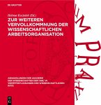 Zur weiteren Vervollkommnung der wissenschaftlichen Arbeitsorganisation (eBook, PDF)