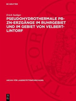 Cover Pseudohydrothermale Pb-Zn-Erzgänge im Ruhrgebiet und im Gebiet von Velbert-Lintorf (eBook, PDF)