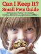 Can I Keep It? Small Pets Guide (eBook,... - Bild 1