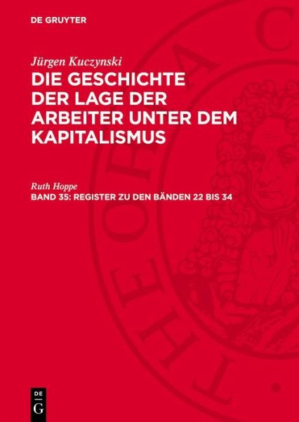 Register zu den Bänden 22 bis 34 (eBook, PDF) Register zu den Bänden 22 bis 34 (eBook, PDF)