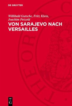 Cover Von Sarajevo nach Versailles (eBook, PDF)