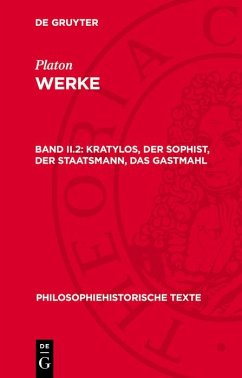 Cover Kratylos, Der Sophist, Der Staatsmann, Das Gastmahl (eBook, PDF)